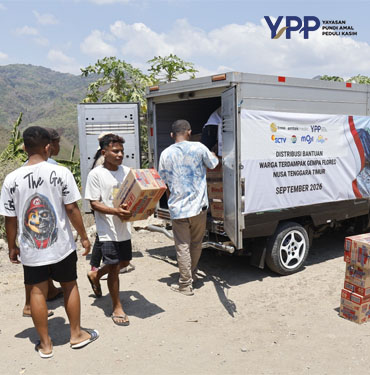 YPP Emtek Media Jangkau Manggarai Timur Salurkan Bantuan Gempa pegununganarfak dan Layanan Psikososial Anak